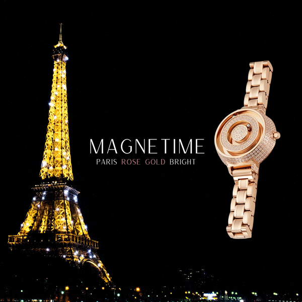MAGNETIME - Paris Rose Gold Bright Quartz Női 35mm
