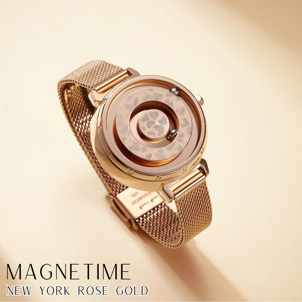 MAGNETIME - New York Rose Gold Quartz Női 35mm