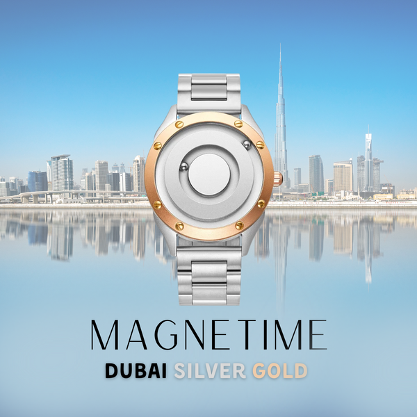 MAGNETIME - Dubai Silver Gold Quartz Női 40mm