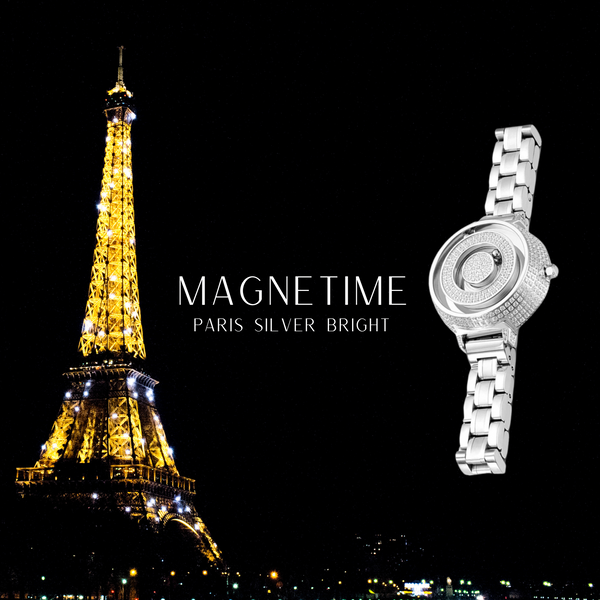 MAGNETIME - Paris Silver Bright Quartz Női 35mm